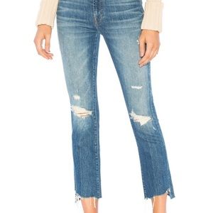 MOTHER “The Insider Crop Step Chew” Jeans